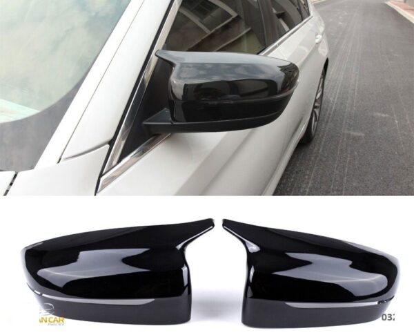 Mirror covers gloss black -replacement covers- sport design for BMW 5-Series G30 G31