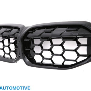 Glanzende zwarte radiatorgrille geschikt voor BMW 3-serie G20 G21 LCI vanaf 07/2022