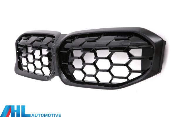 Sportieve Grille voor BMW 3-Serie G20/G21 (Facelift) - Dubbele Spijl - Glans Zwart