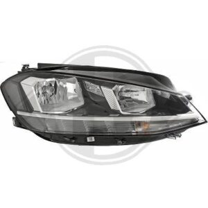 (L) Hella Koplamp met LED Dagrijverlichting Volkswagen Golf 7 (2017-2020)