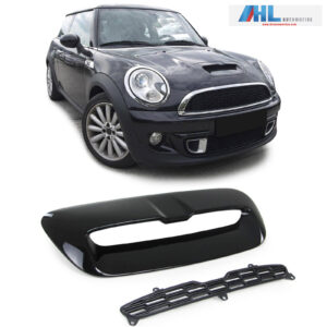 Air scoop luchtinlaat motorkap zwart glanzend voor Mini Cooper S R55/R56/R57