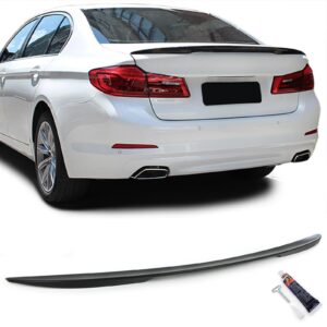 Achterspoiler Lip Performance Optiek in Mat Zwart voor BMW 5-serie G30/G38 vanaf 2016