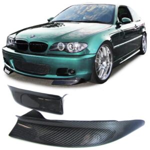 Echt Carbon Frontspoiler Splitter voor BMW 3er E46 98-05 M Technik