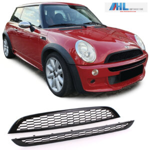 Sportgrille set voor motorkap + bumper voor Mini R50/R53 One Cooper 01-06