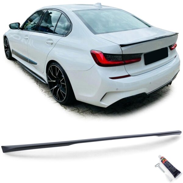 Achterspoiler sportlook zwart mat voor BMW 3-serie G20 sedan vanaf 18