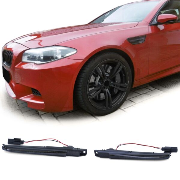 LED zijknipperlichtenset  Smoke passend voor BMW 1 Serie M Coupe E82 M5 F10 X5M E70 X6M E71