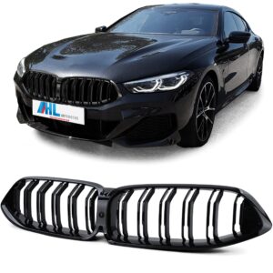 BMW 8 Serie G14/G15/G16 - Sport Radiator Grille double bar performance (Glans Zwart)