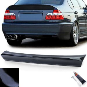 Achterspoiler Ducktail CSL Glans zwart voor BMW 3-serie E46 sedan 98-05