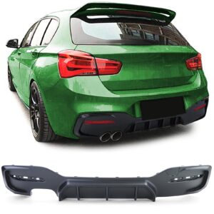 Achterdiffusor Performance zwart mat past voor BMW 1 Serie F20 F21 120 125 15-19