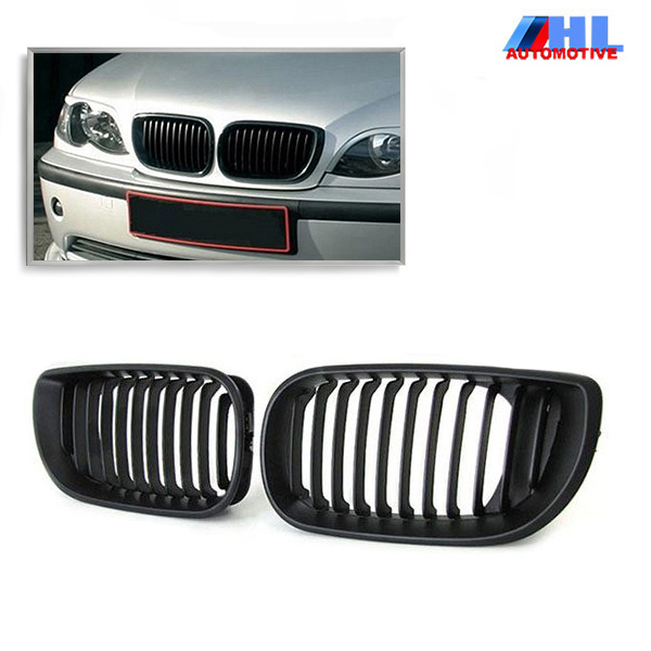 Grille Mat Zwart BMW E46 Sedan/Touring 09/01-05