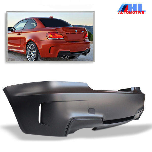 Achterbumper M1 look met PDC BMW 1-serie E82 bj 07-13