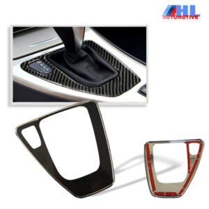 Carbon look Zwart frame voor automaat pook BMW E90/E91/E92/E93 & 1 serie E87.