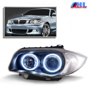 SMD LED Angel Eyes Koplampen BMW E81/E82/E87/E88 Zwart