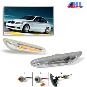 LED Zijknipperlichten Wit BMW E90/E91 bj 05-12.