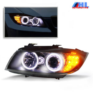 LED Angel Eyes Koplampen H7 met LED knipperlichten BMW E90/E91 04-8/08