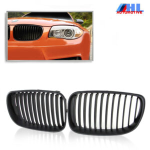 GrillGlans Zwart BMW 1 serie E81/ E82/ E87/ E88 bj 07 - 12 .