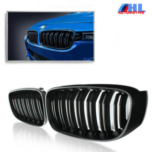 Grille Dubbel Spijl Glanzend  Zwart BMW 3 serie GT F34 vanaf bj 2013 >>