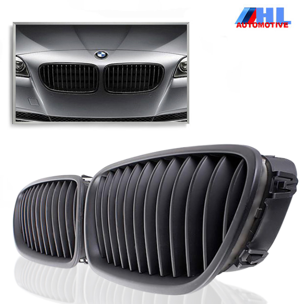 Grille Mat Zwart  BMW 5-serie F10/F11  bj 10-15.