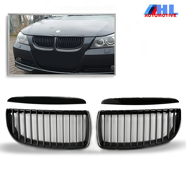 Grille Glans Zwart M Performance BMW E90/E91  bj  05 - 08.