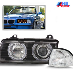 Angel Eyes Koplampen + Wit Knipperlichten BMW E36 Coupe/Cabrio 90-98