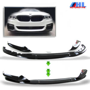 M-performance Glanzend zwart look front spoiler  BMW  G30/G31/G38 vanaf bj 09/2016 .