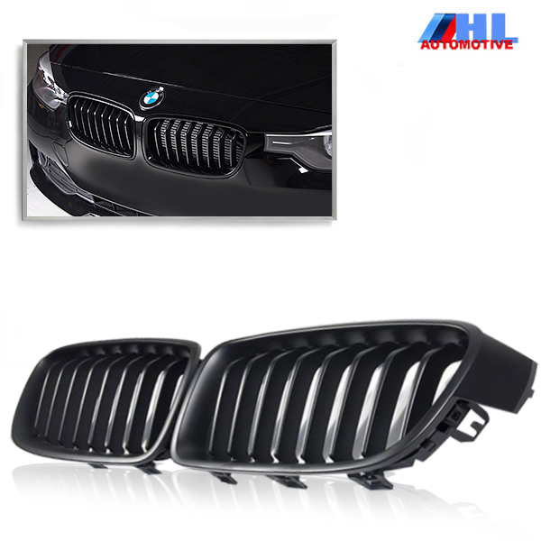 Grille Enkele Spijl Glanzend Zwart BMW 3 serie F30/F31 bj 11 – 15