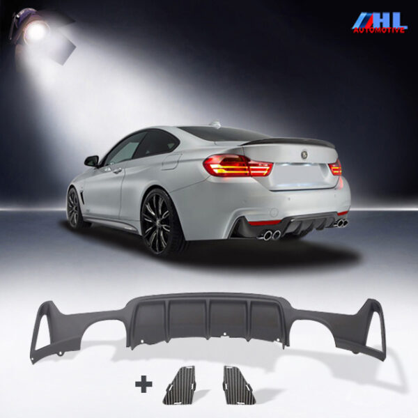 M-Performance Diffuser BMW F32 F33 F36 Dubbele Uitlaten