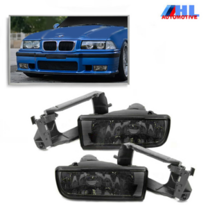 Mistlampen H1 zwart kleur BMW E36 bj 90-99.