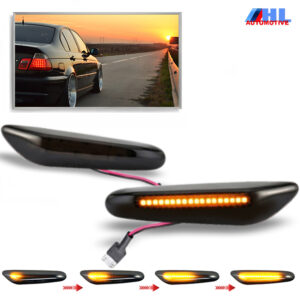 LED Dynamic Zijknipperlichten Smoke BMW E46 Sedan/Touring bj 01-05.