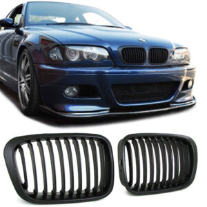 Grille Nieren BMW E46 Sedan/Touring 98-01 Mat Zwart