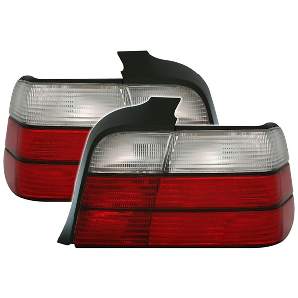 Achterlichten BMW E36 4D 90-99 Wit/Rood