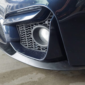 M3 look Frontspoiler mat zwart voor BMW F30/F31